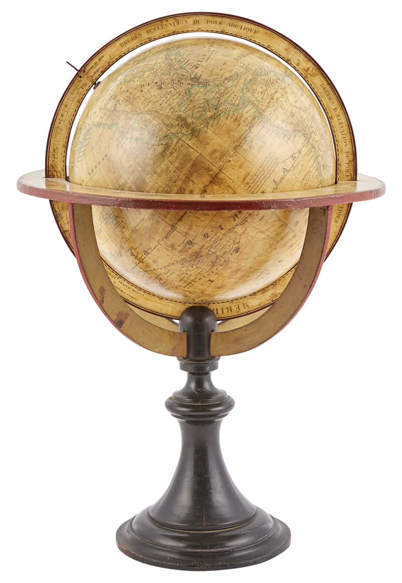 Lot image - French Table Globe on Stand