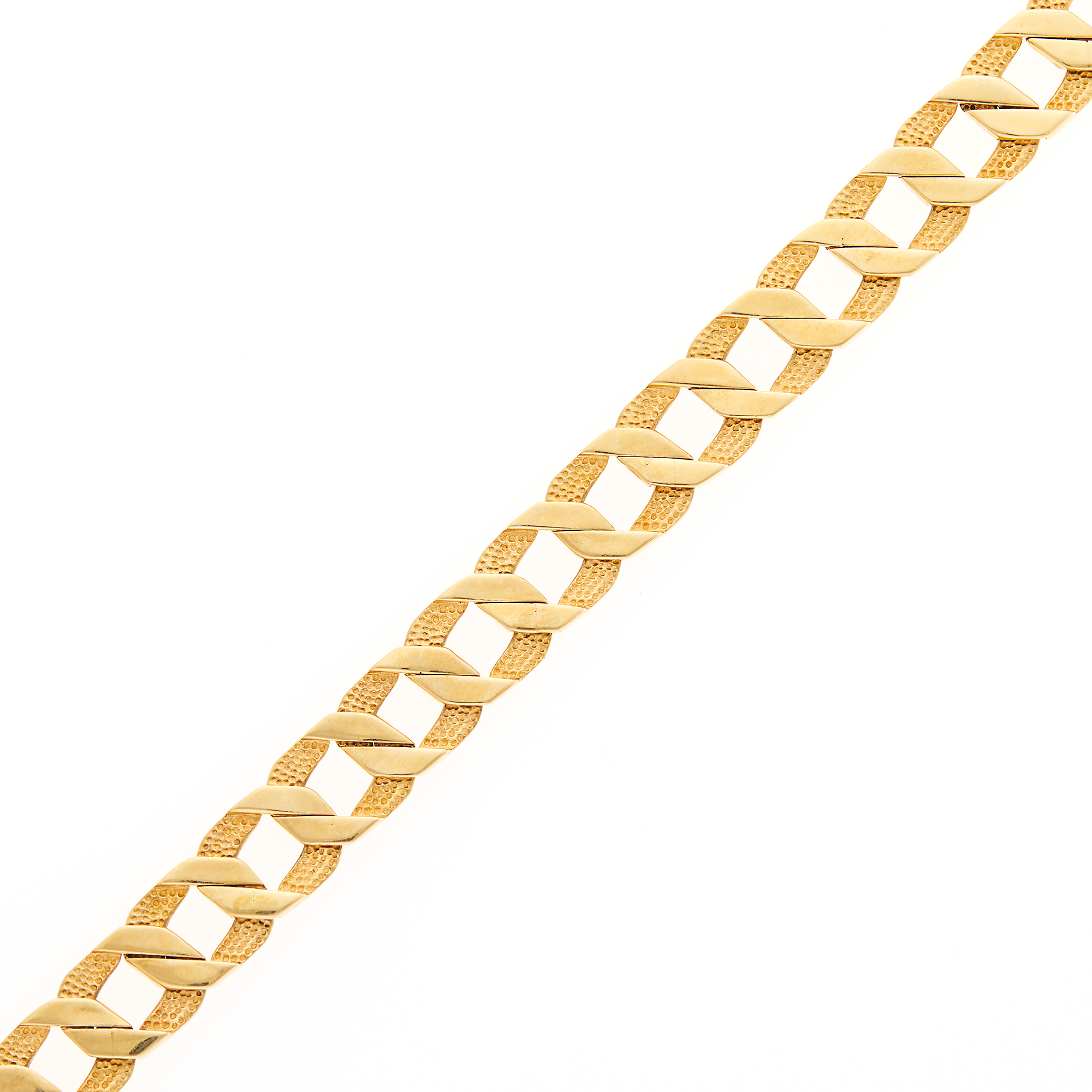 Lot image - Gold Curb Link Bracelet