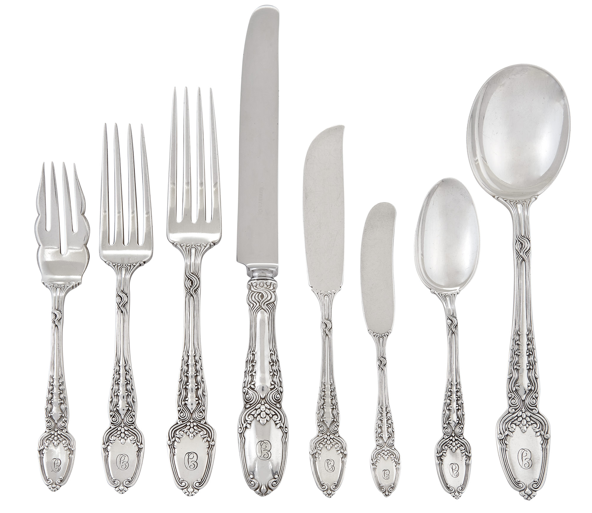 Lot image - Tiffany Sterling Silver Broom Corn