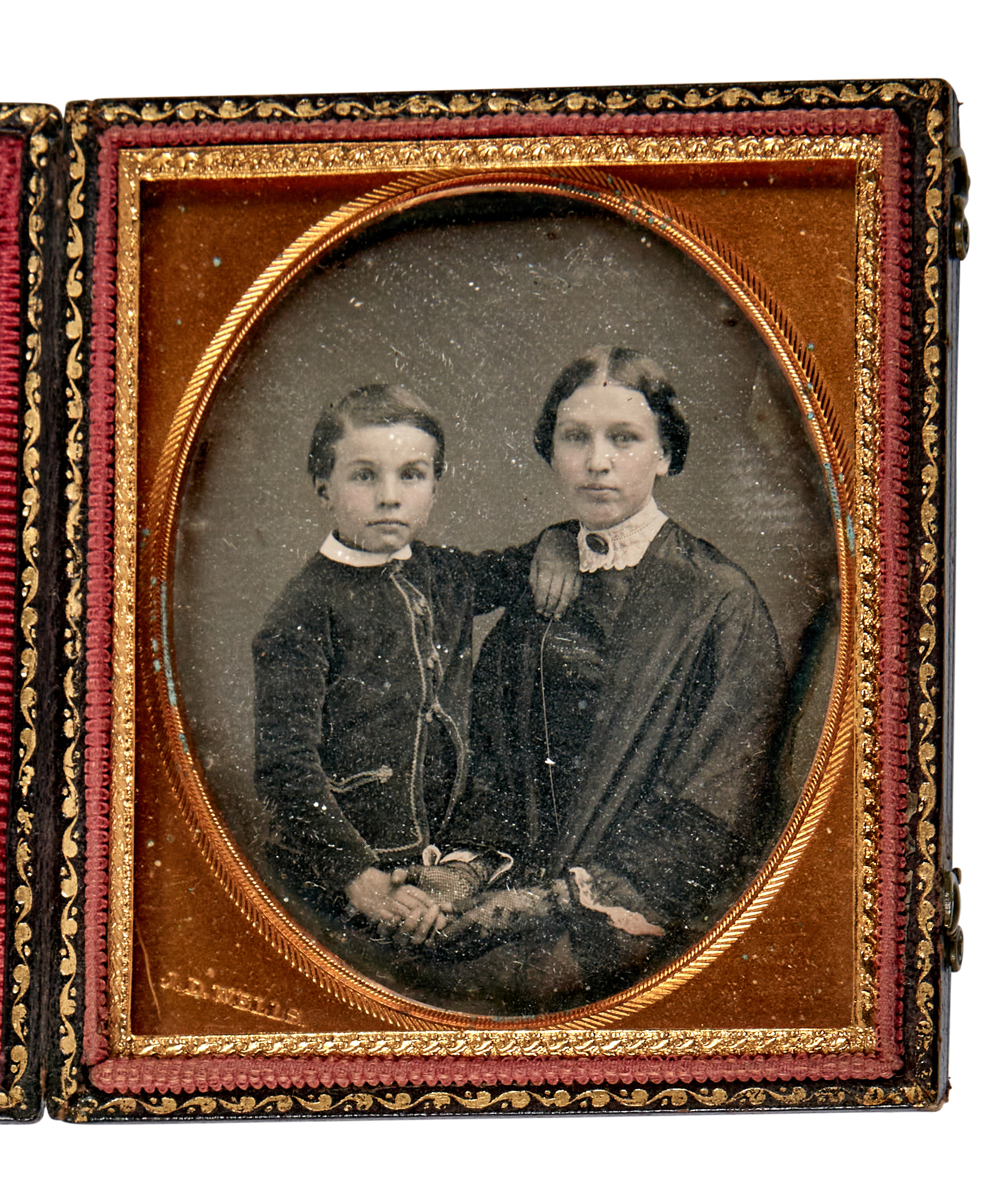 Lot image - [DAGUERREOTYPE-PORTRAIT]  Four daguerreotypes of children.