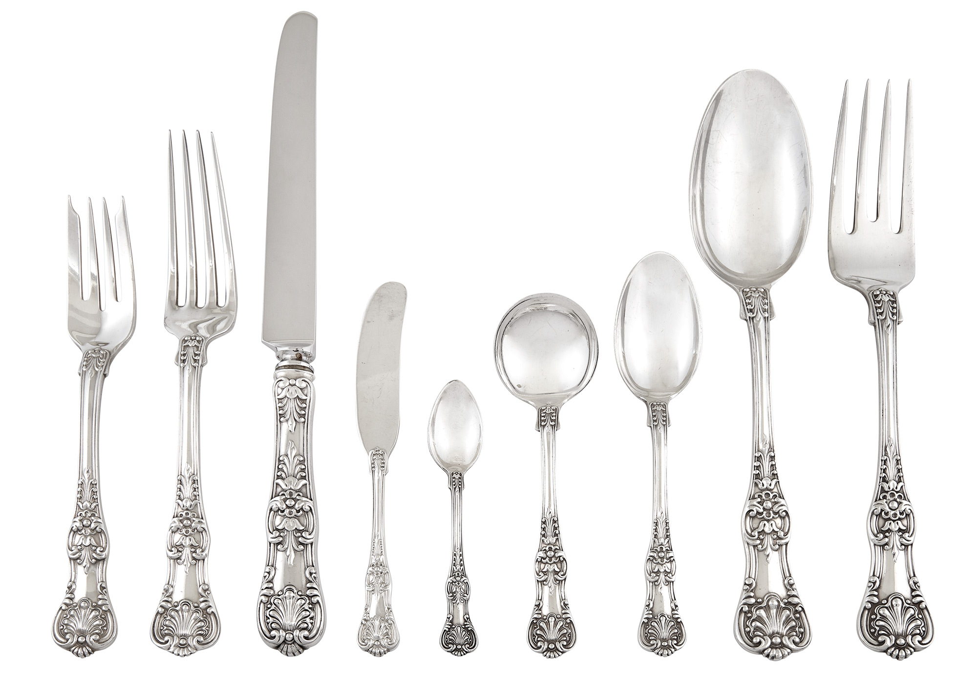 Lot image - Tiffany & Co. Sterling Silver English King