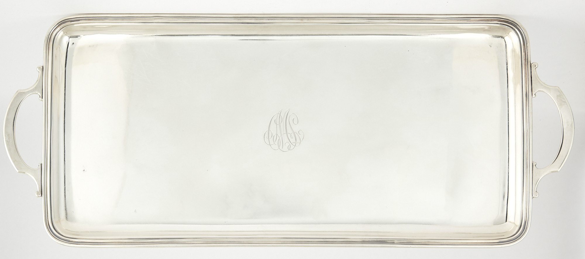 Lot image - Cartier Sterling Silver Drinks Tray