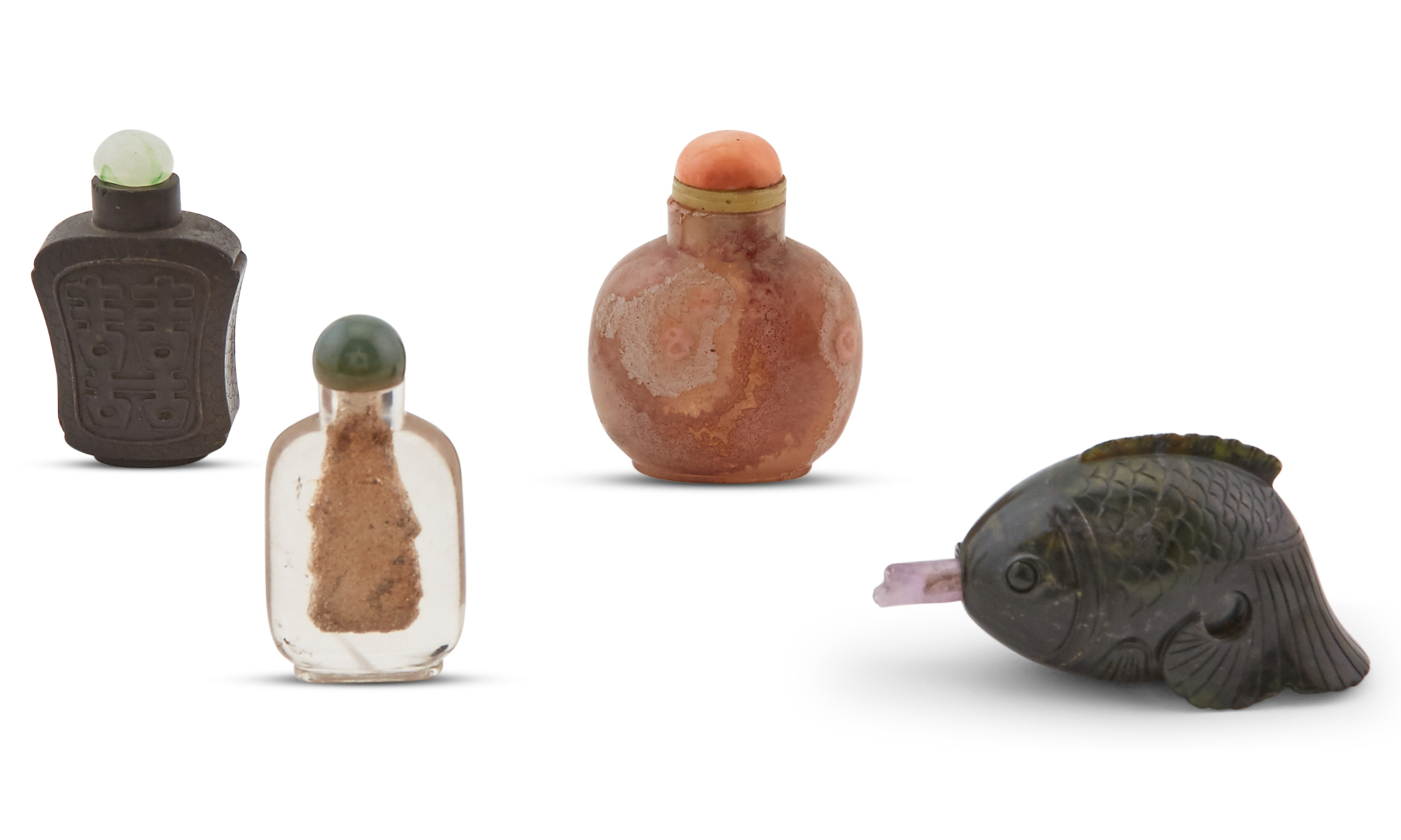 Lot image - A Group of Four Chinese Snuff Bottles