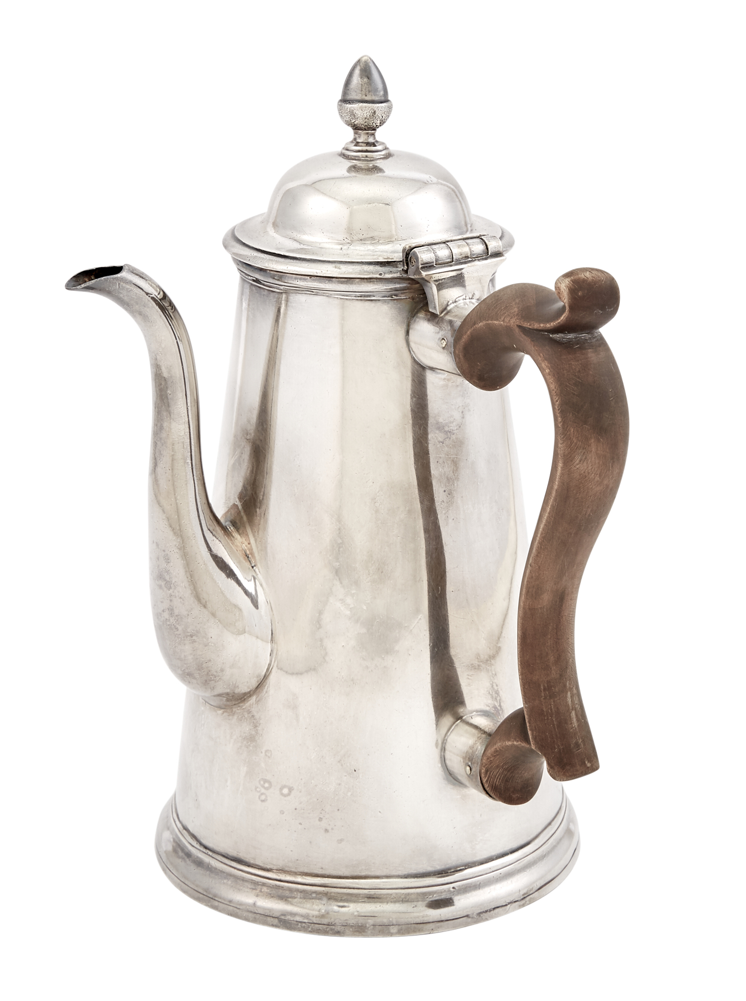 Lot image - Queen Anne Britannia Standard Silver Lighthouse Coffee Pot