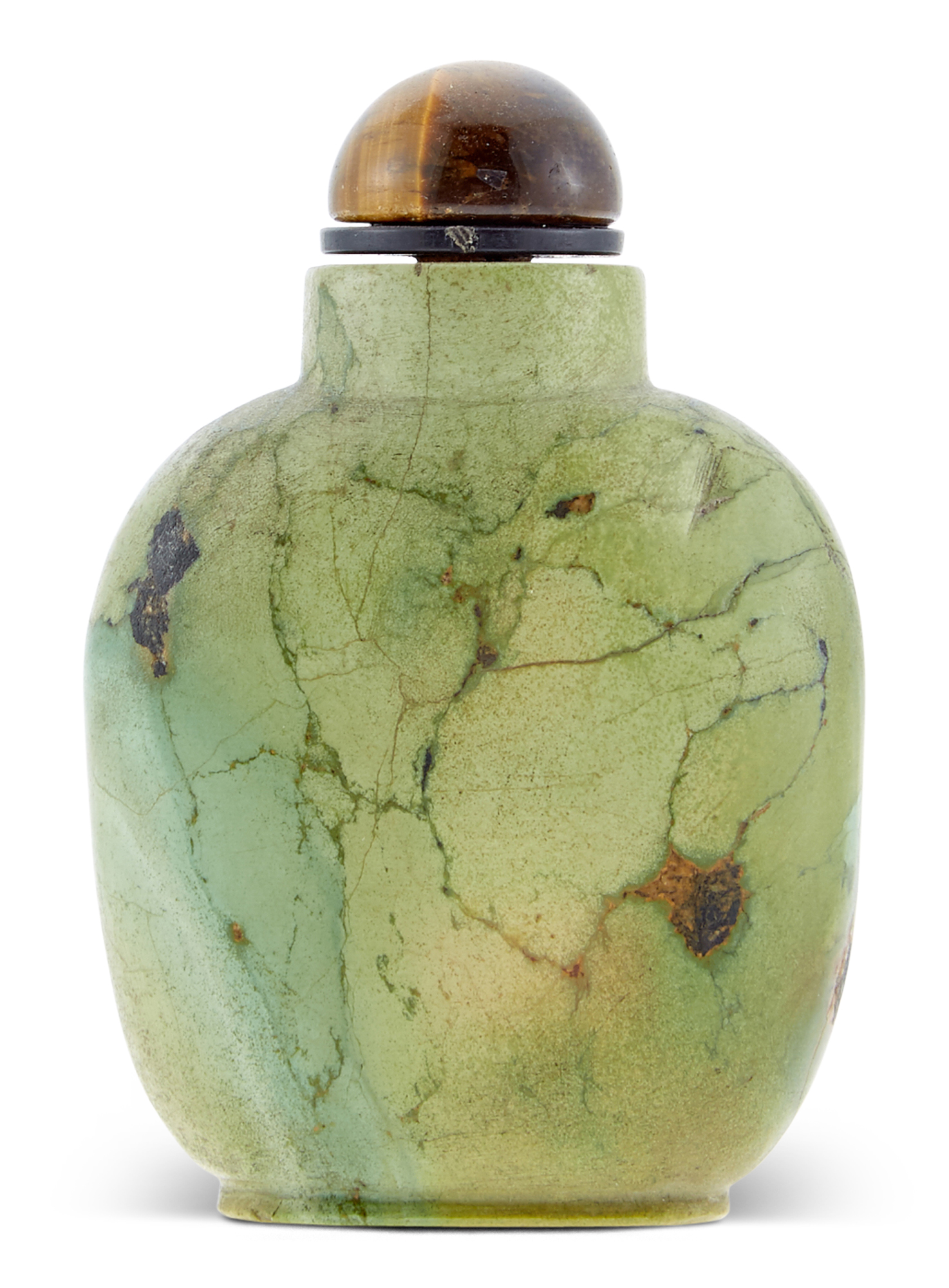 Lot image - A Chinese Turquoise Snuff Bottle