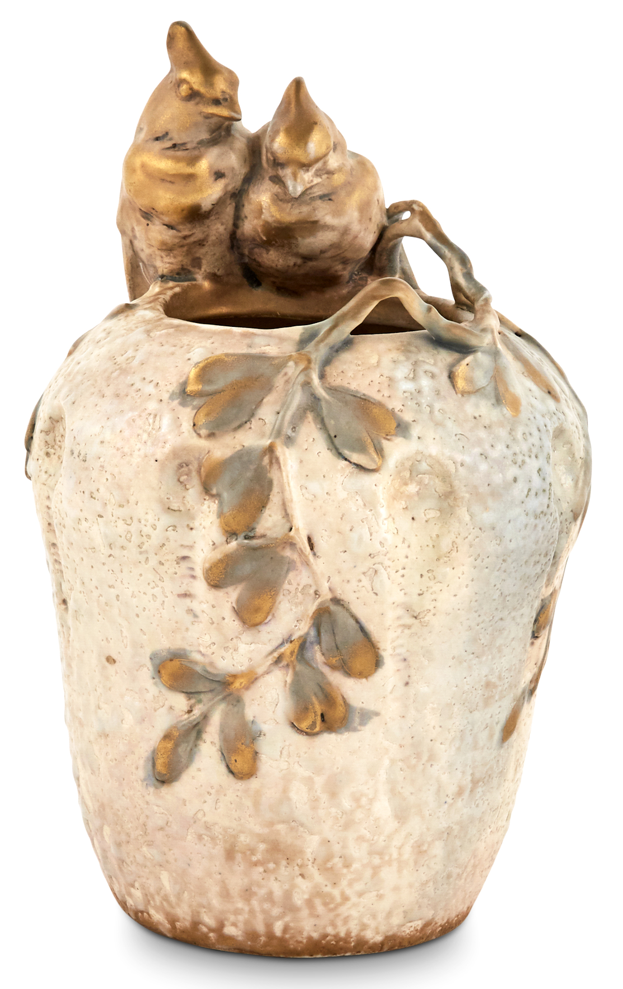 Lot image - Amphora Pottery Co. Art Nouveau Earthenware Vase