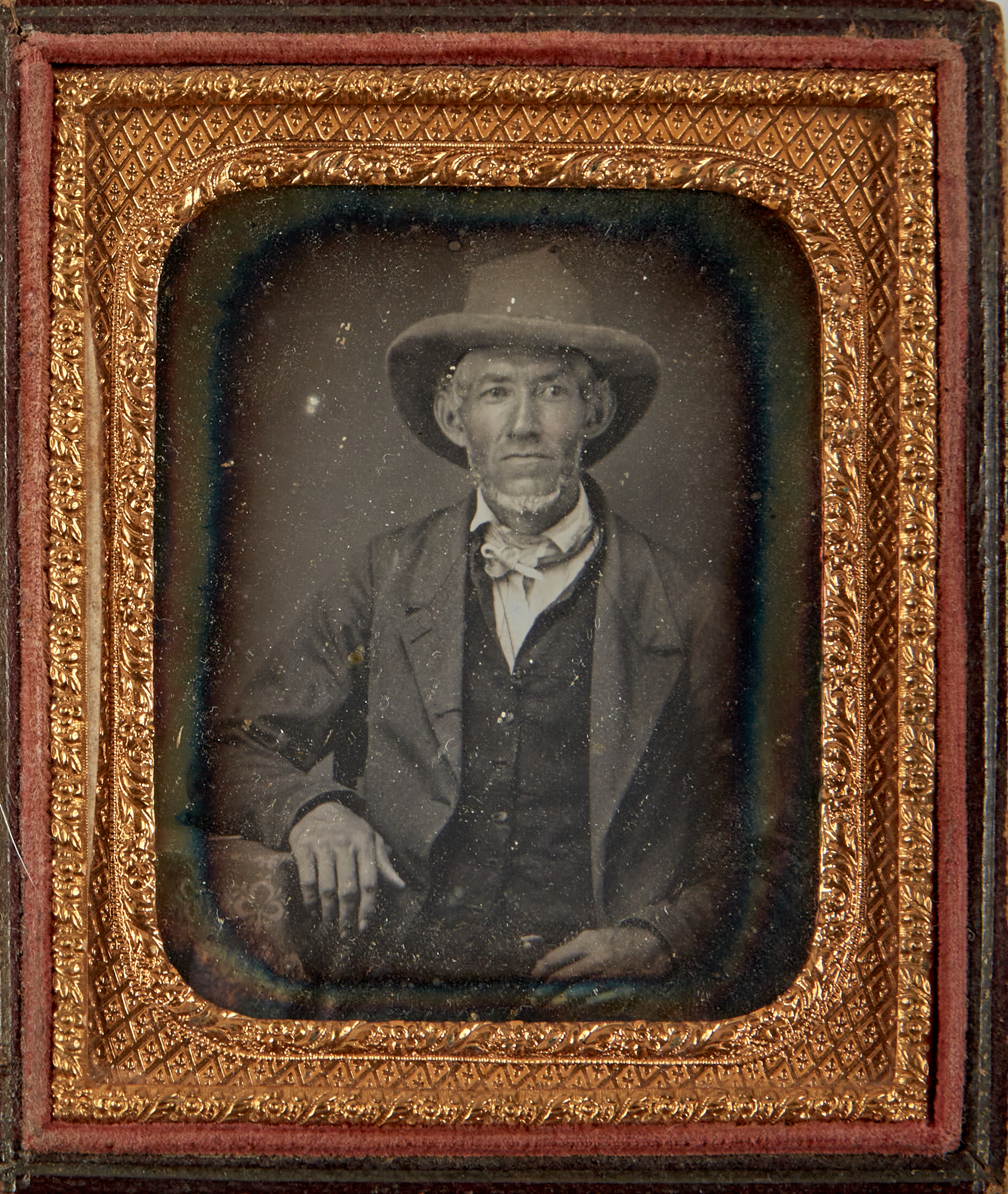 Lot image - [DAGUERREOTYPE-PORTRAIT]  Seven daguerreotypes of men.