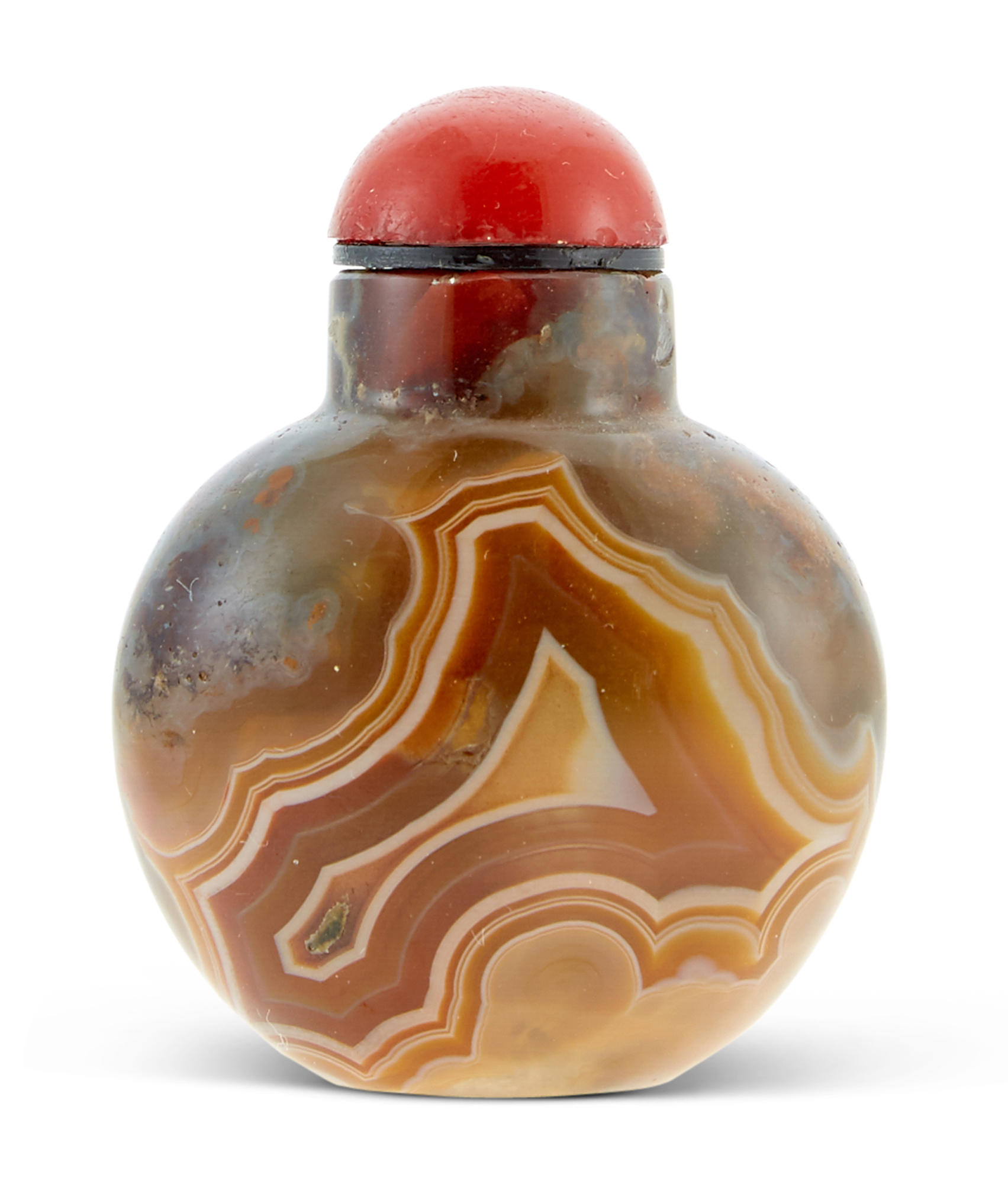 Lot image - A Chinese Jasper Snuff Bottle