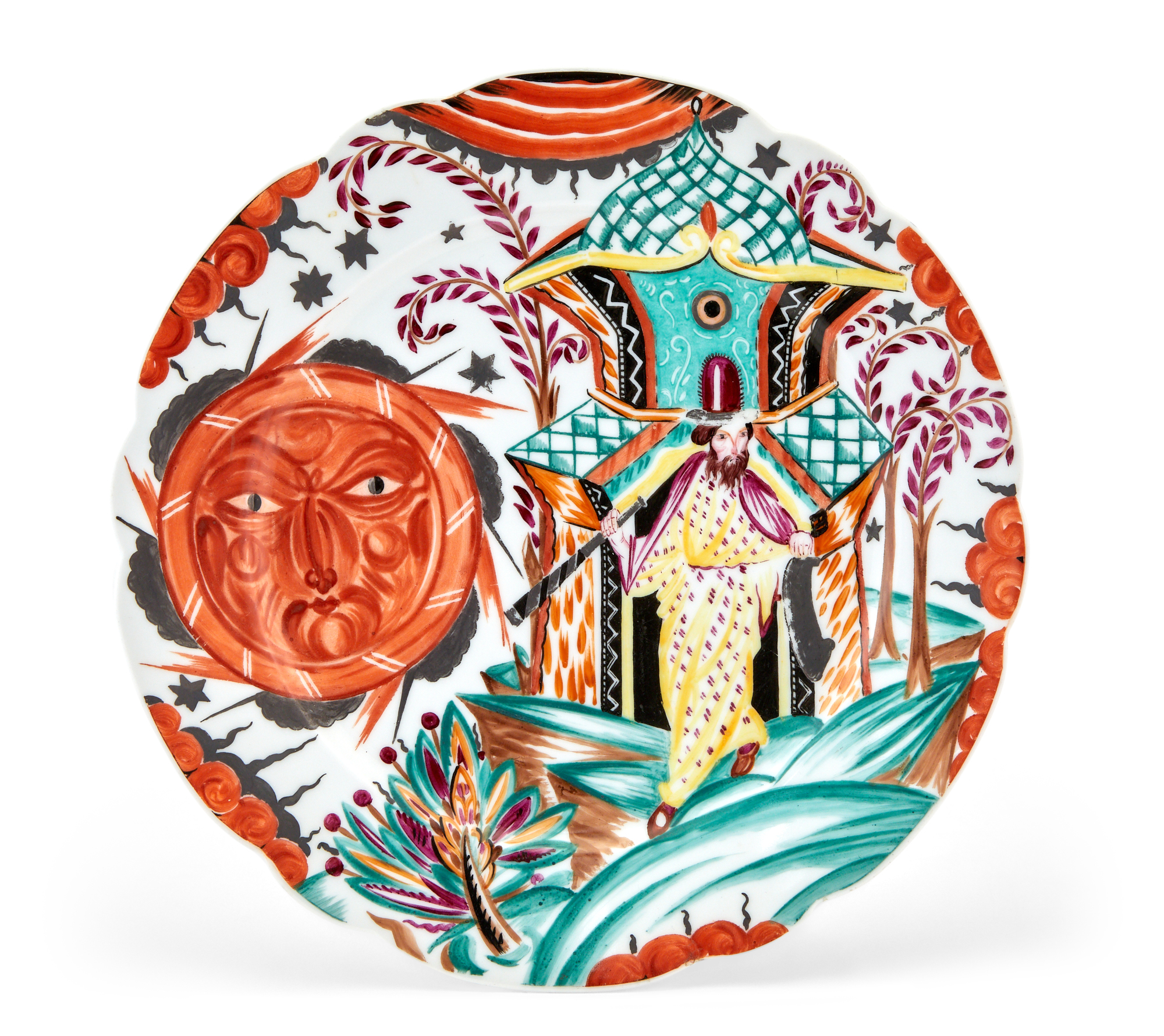 Lot image - Soviet Porcelain Plate