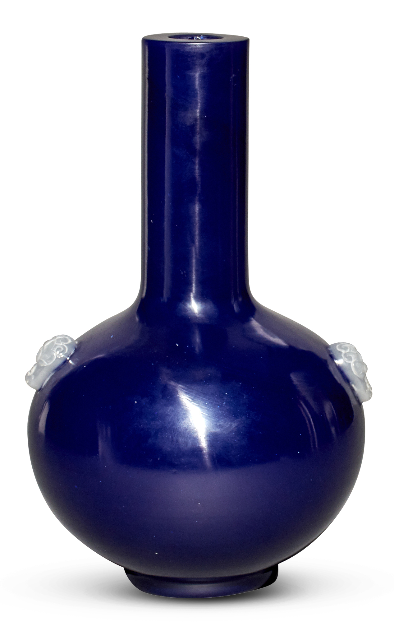 Lot image - A Chinese Peking Glass Bottle Vase