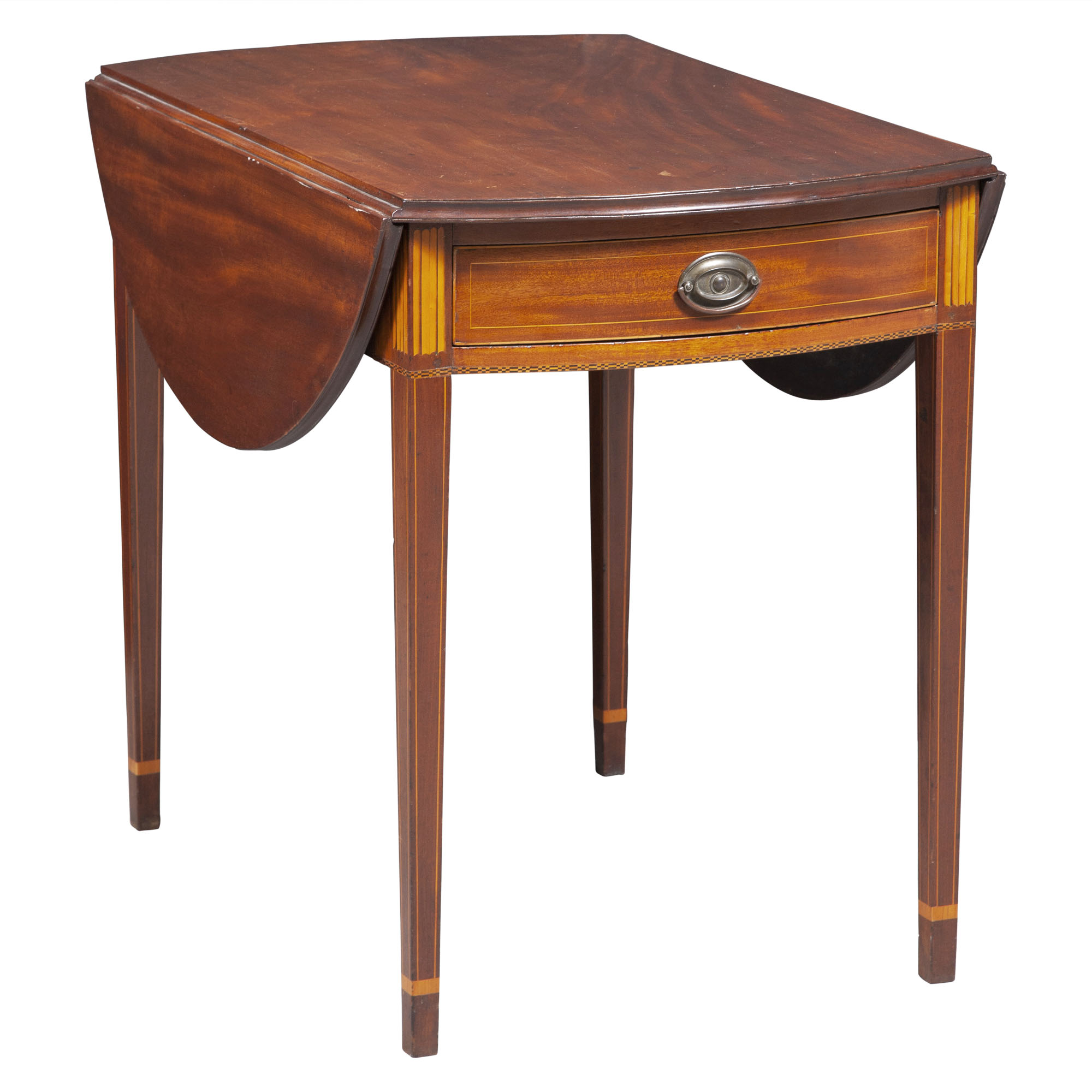 Lot image - Federal Inlaid Mahogany Pembroke Table