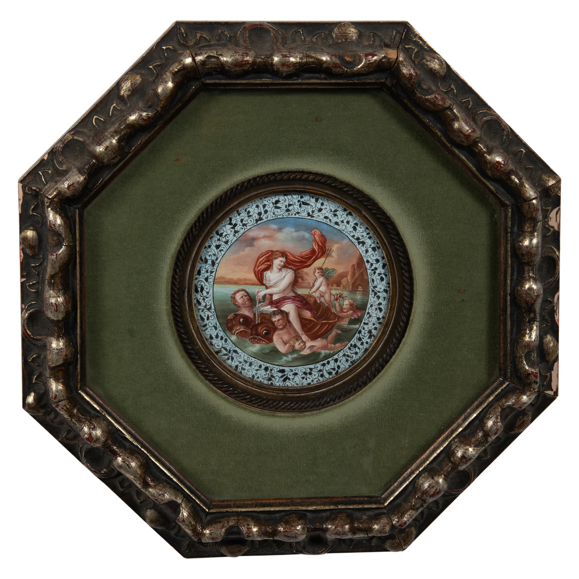 Lot image - Limoge Enamel Plaque