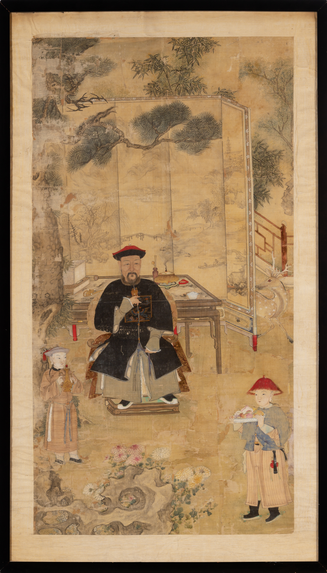 Lot image - A Chinese School Ancestral Portrait