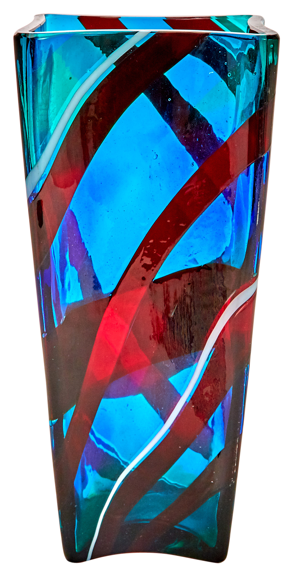 Lot image - Fulvio Bianconi for Venini Blown Glass Fasce Ritorte