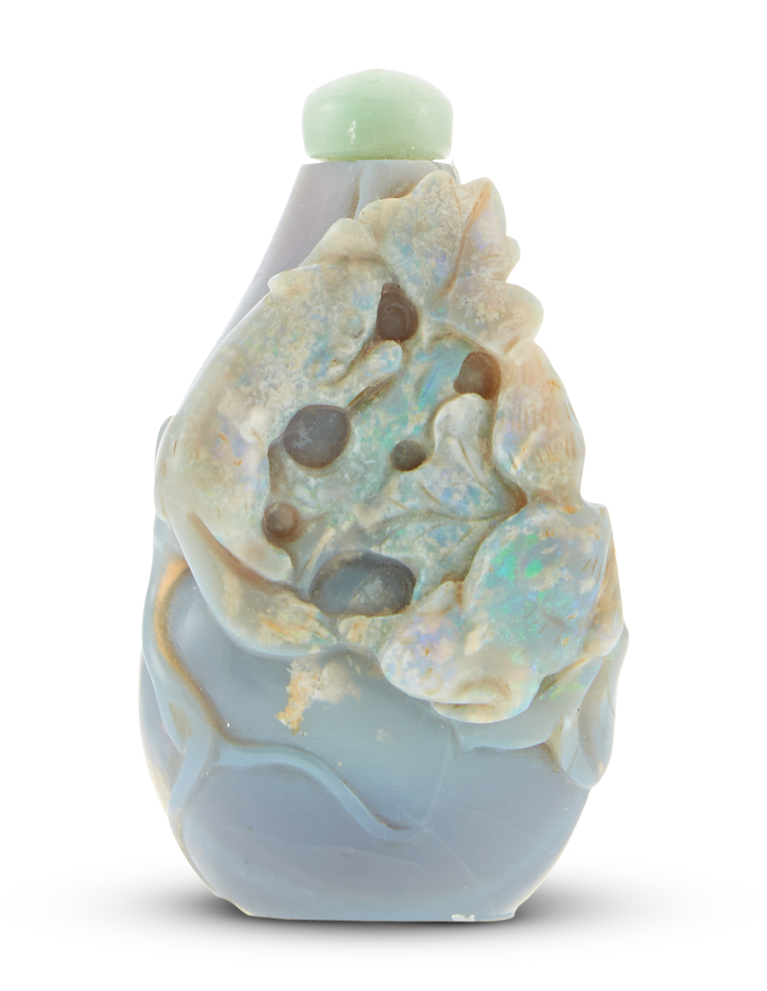 Lot image - A Chinese Opal Snuff Bottle