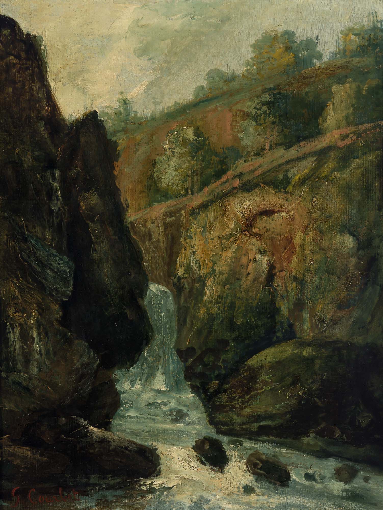 Lot image - Attributed to Gustave Courbet