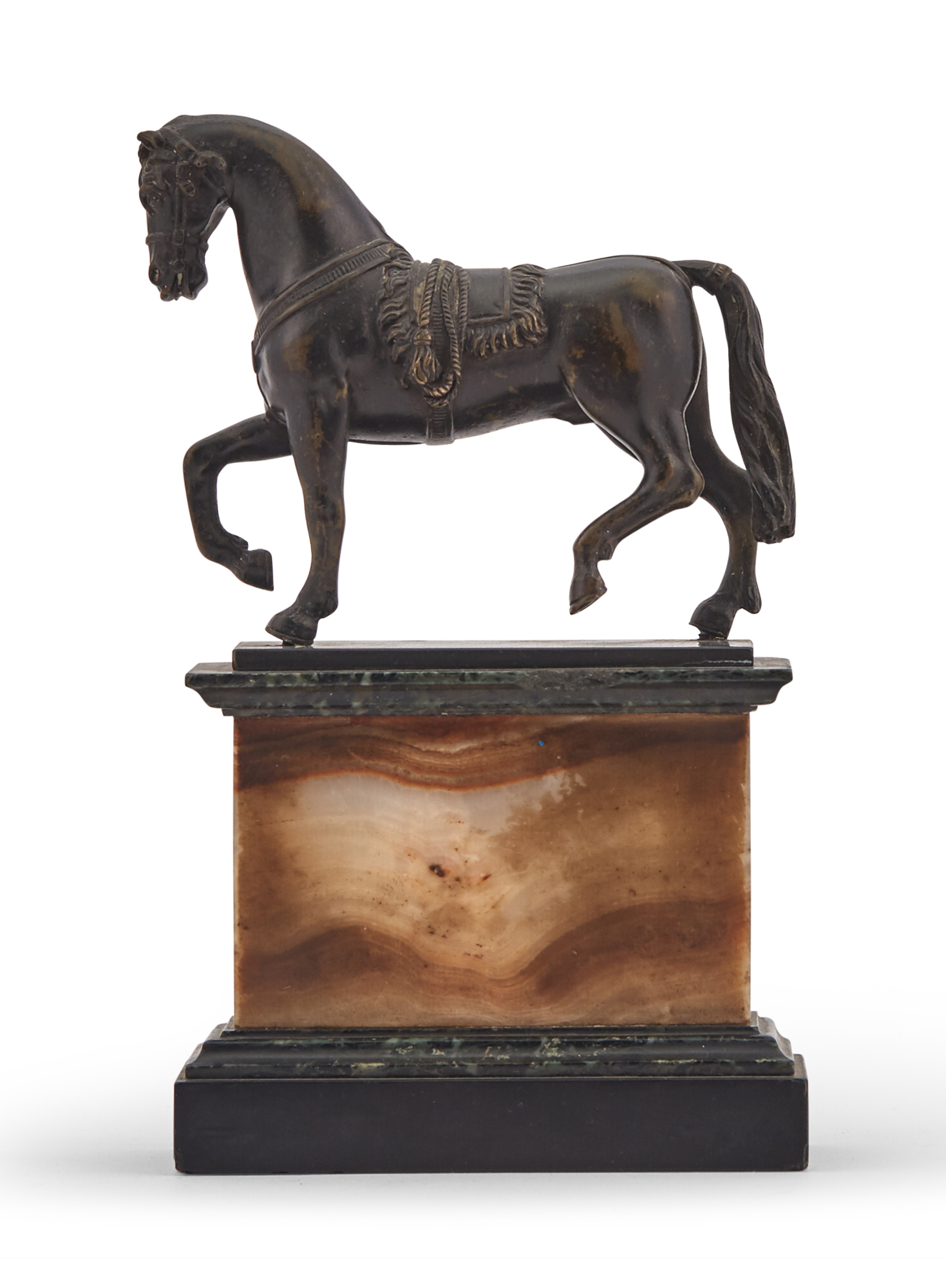 Lot image - Italian Renaissance Style Bronze Figure of a Horse