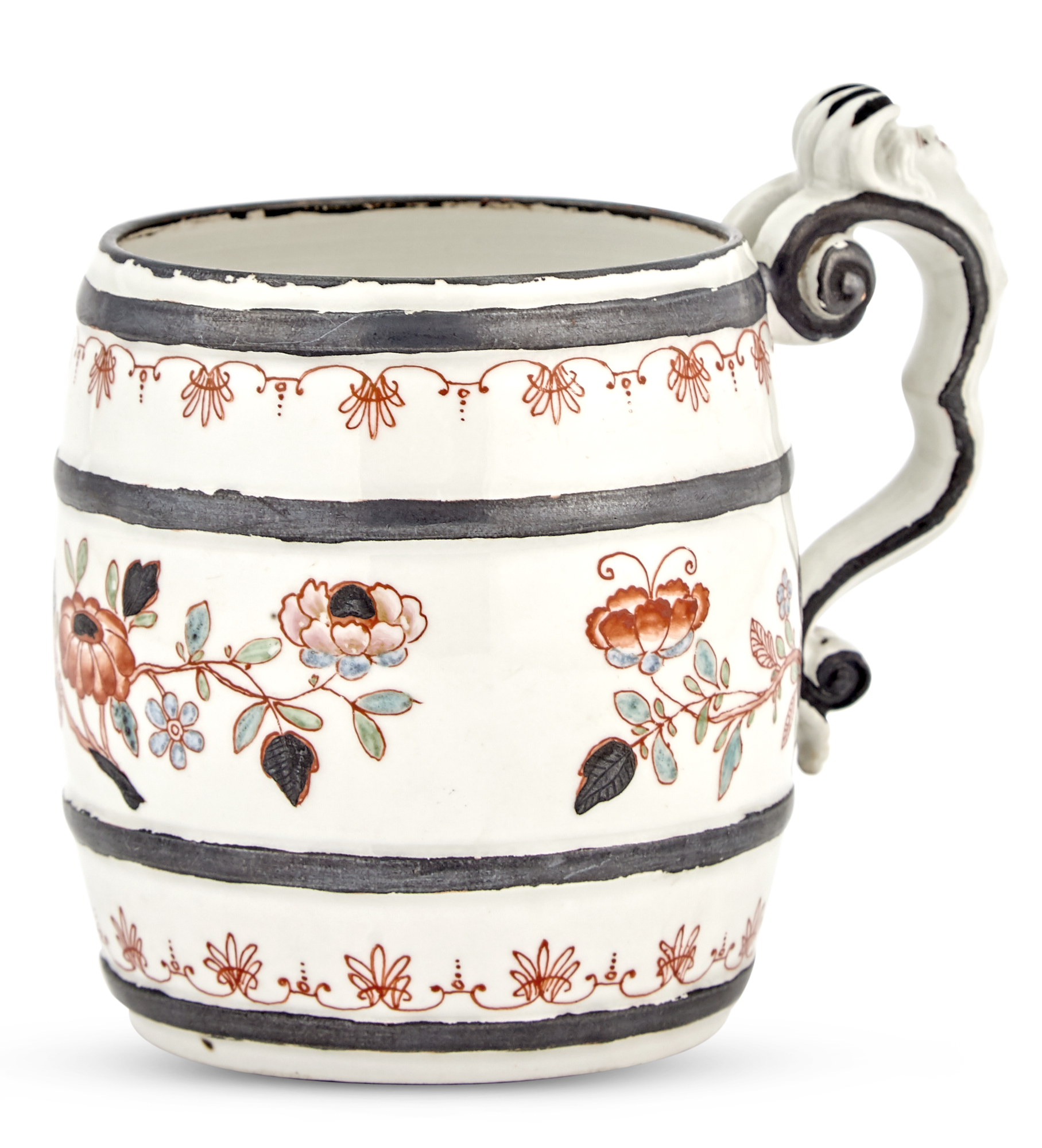 Lot image - Vienna (du Paquier) Porcelain Tankard (Krug)