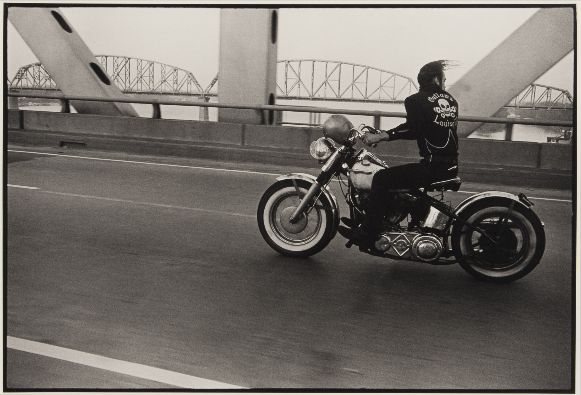 Lot image - LYON, DANNY (b. 1942)  Crossing the Ohio, Louisville