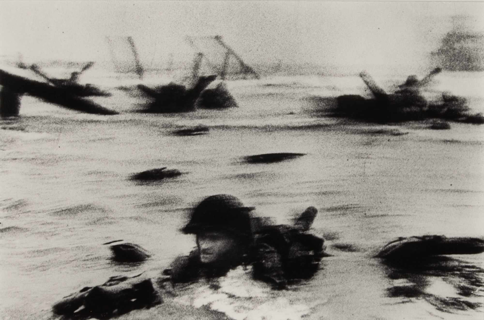 Lot image - CAPA, ROBERT (1913-1954)  Omaha Beach, Normandy