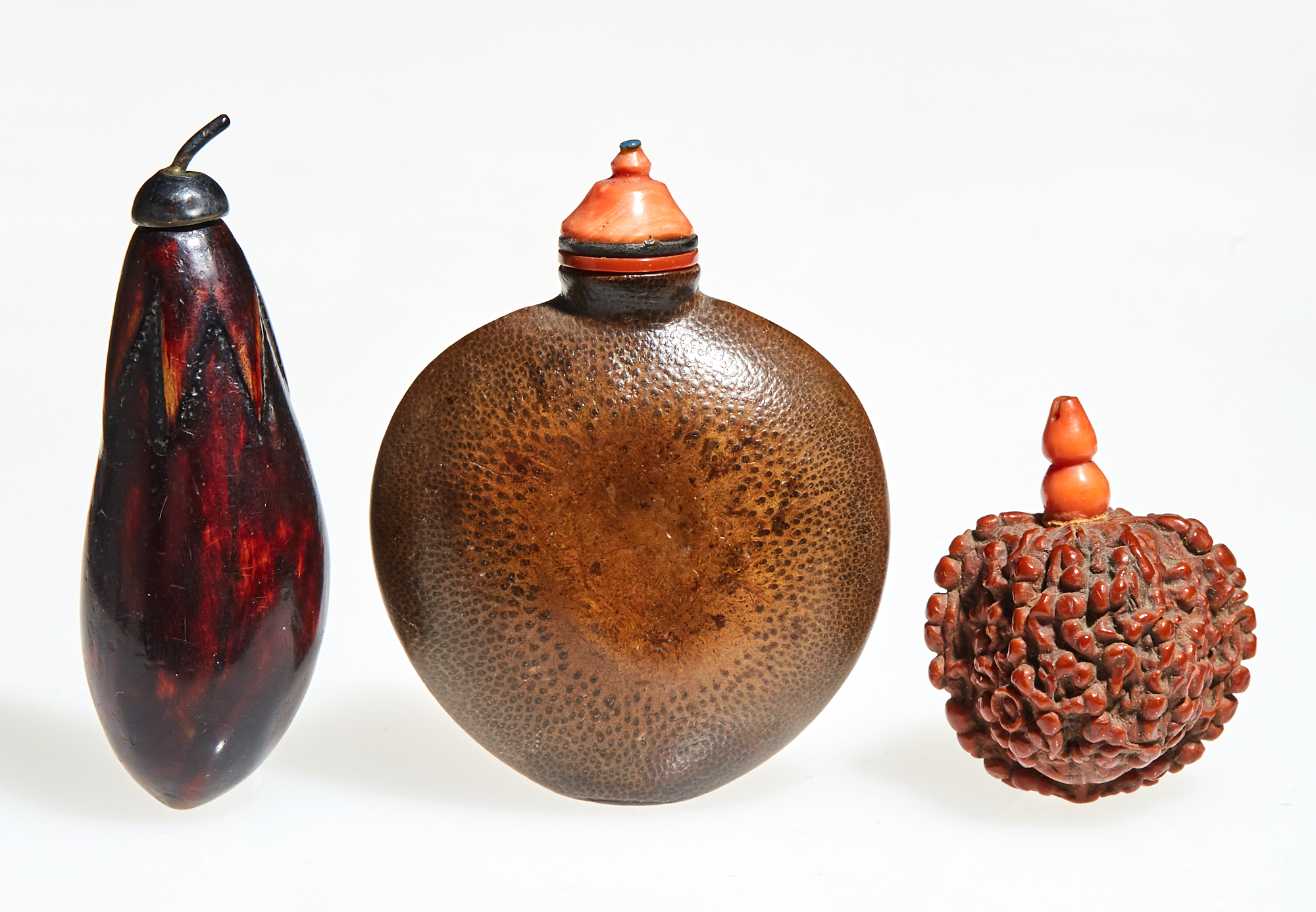 Lot image - A Group of Three Chinese Snuff Bottles