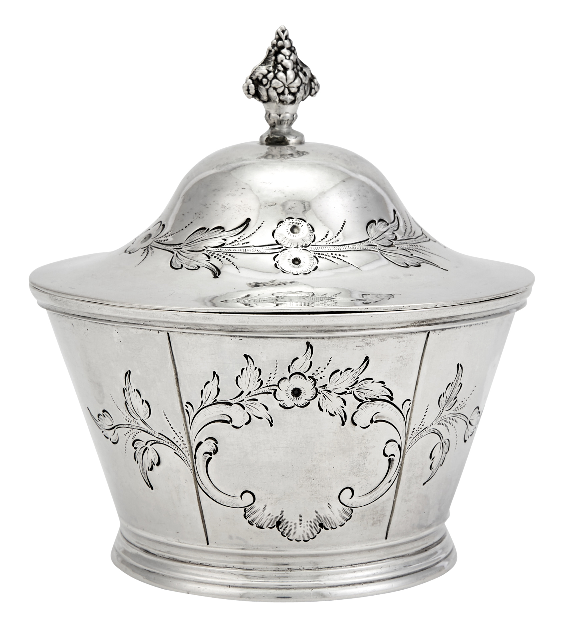 Lot image - American Silver Covered Butter Dish