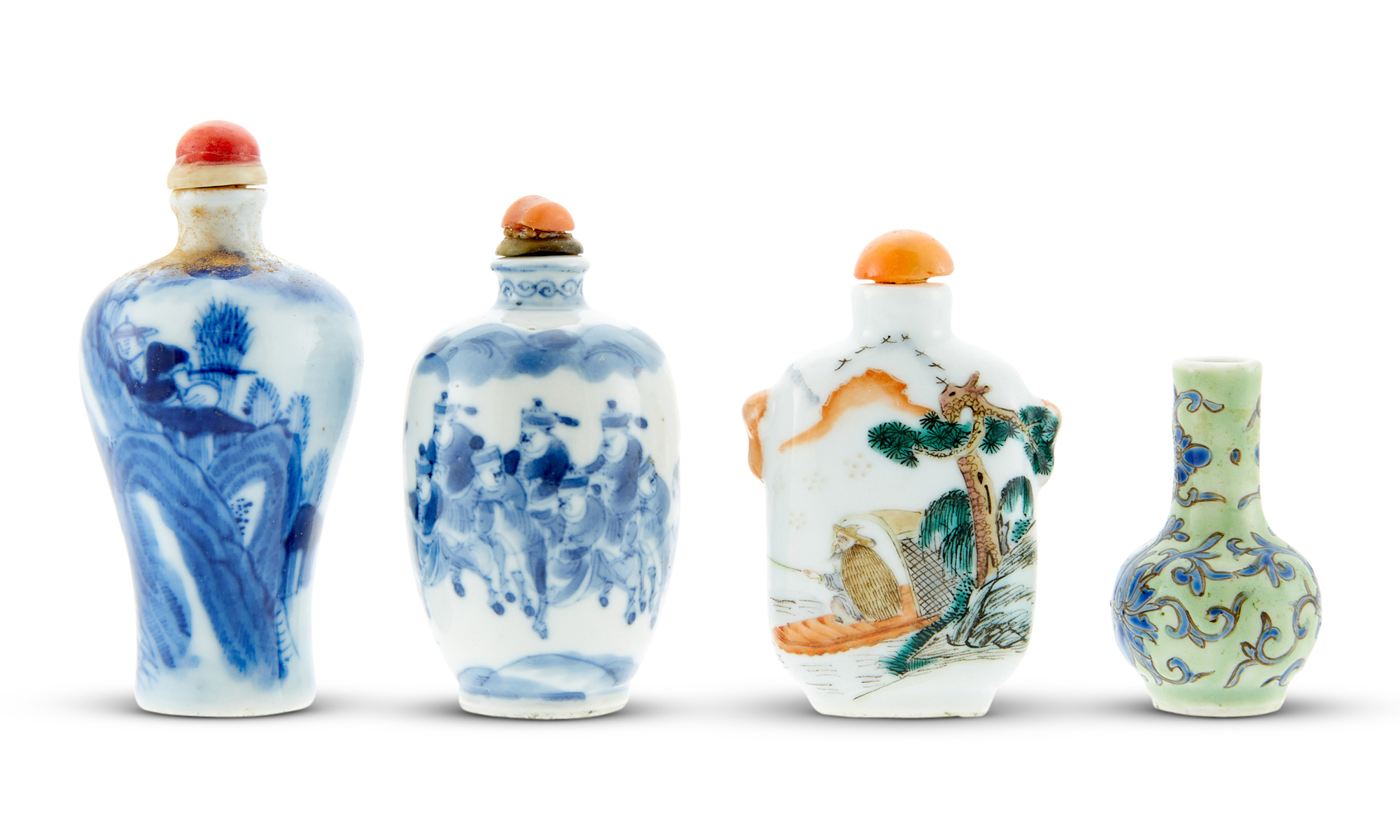 Lot image - A Group of Four Chinese Snuff Bottles