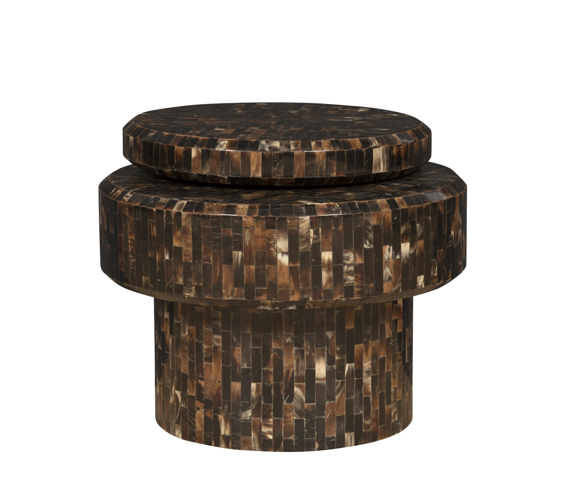 Lot image - Horn Veneered Low Table