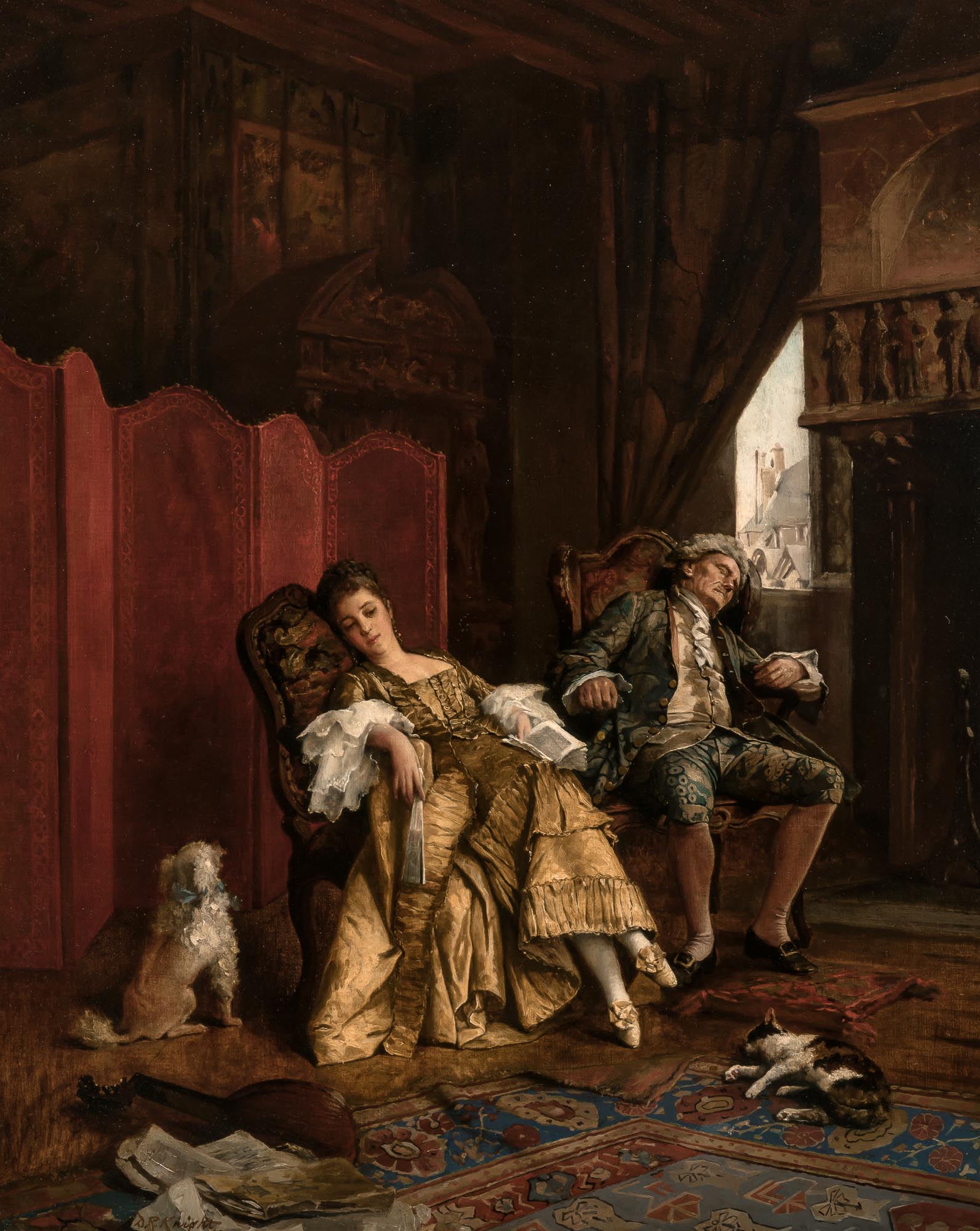 Lot image - Daniel Ridgway Knight