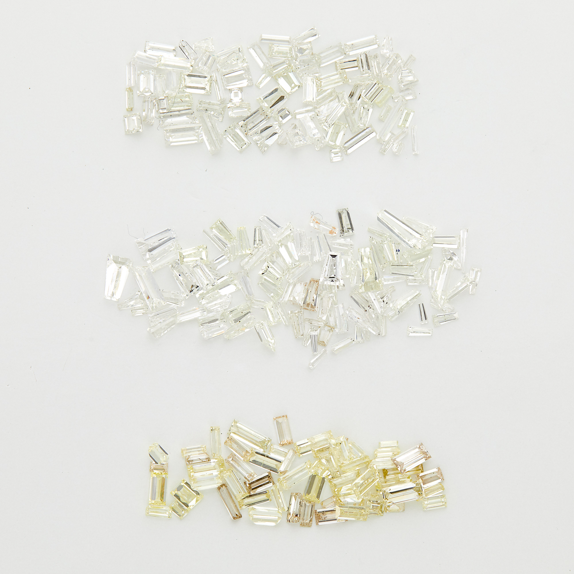 Lot image - Three Parcels of Unmounted Diamonds