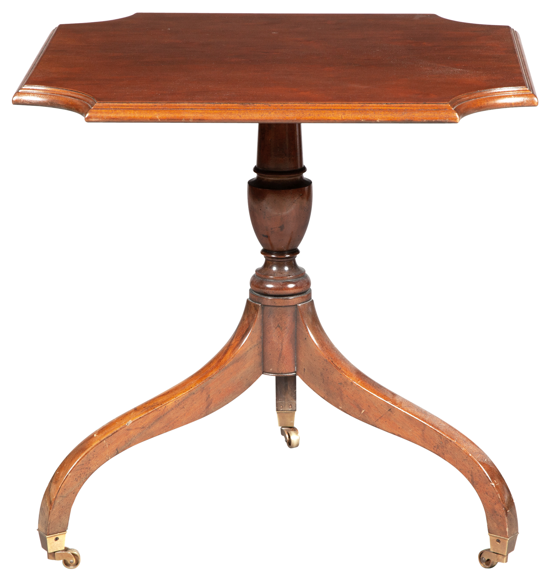 Lot image - Kittinger Mahogany Tripod Table