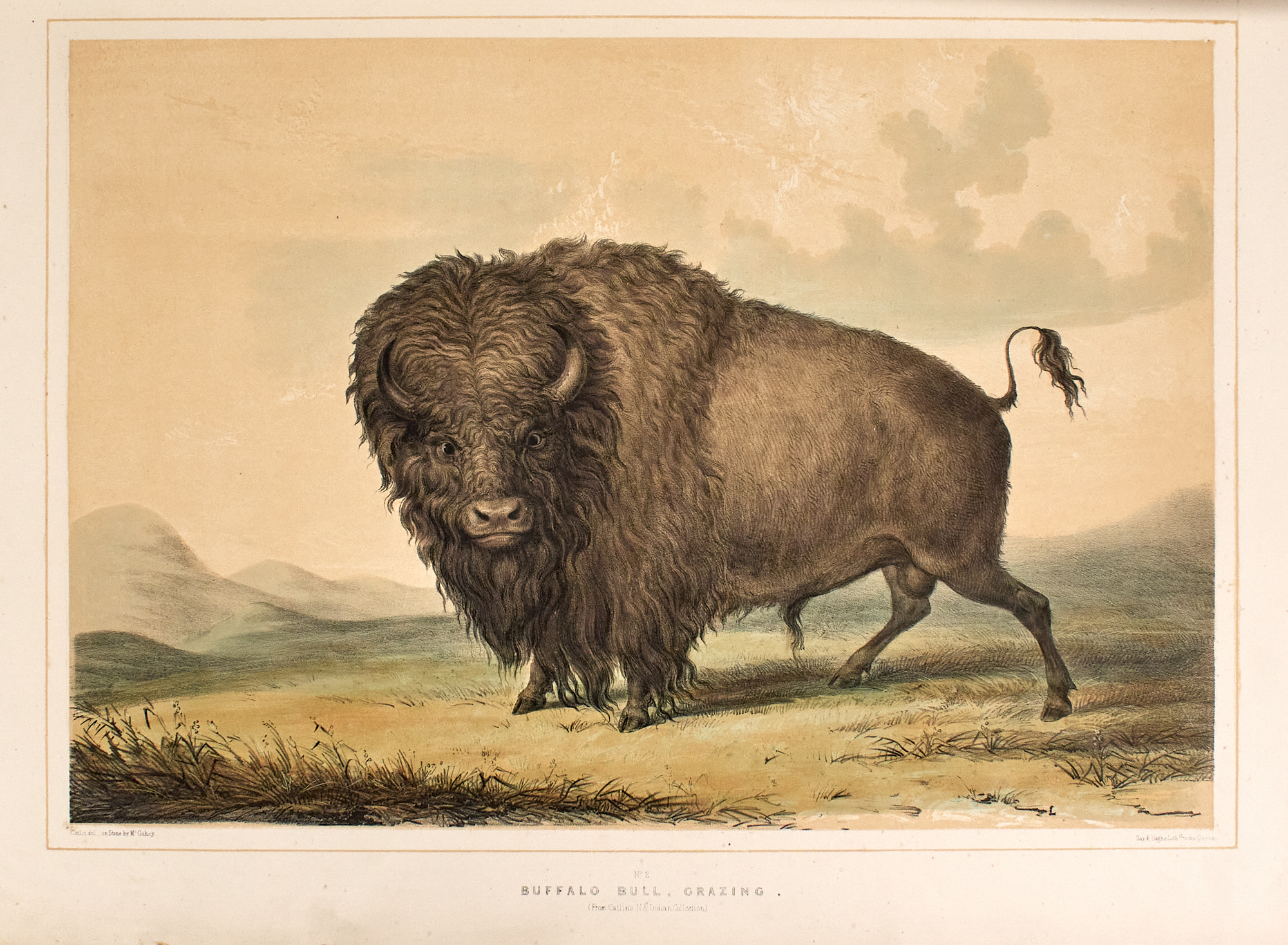 Lot image - CATLIN, GEORGE Catlins North American Indian Portfolio. Hunting Scenes and Amusements of the Rocky Mountains and Prairies of A...