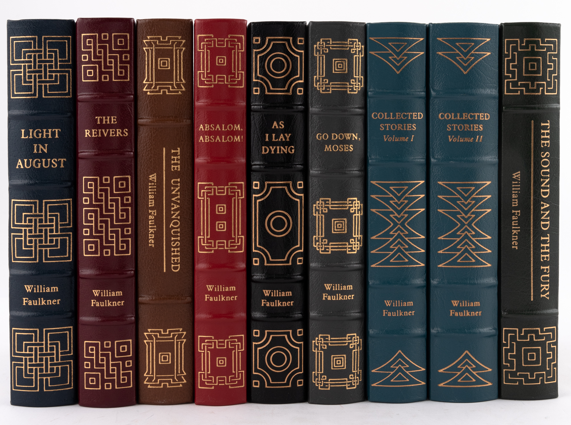 Lot image - FAULKNER, WILLIAM  Eighteen volumes published by the Easton Press.