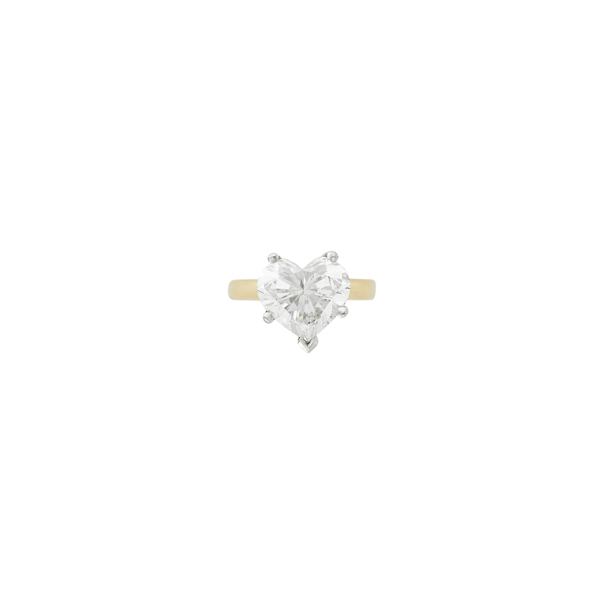 Lot image - Gold and Diamond Ring