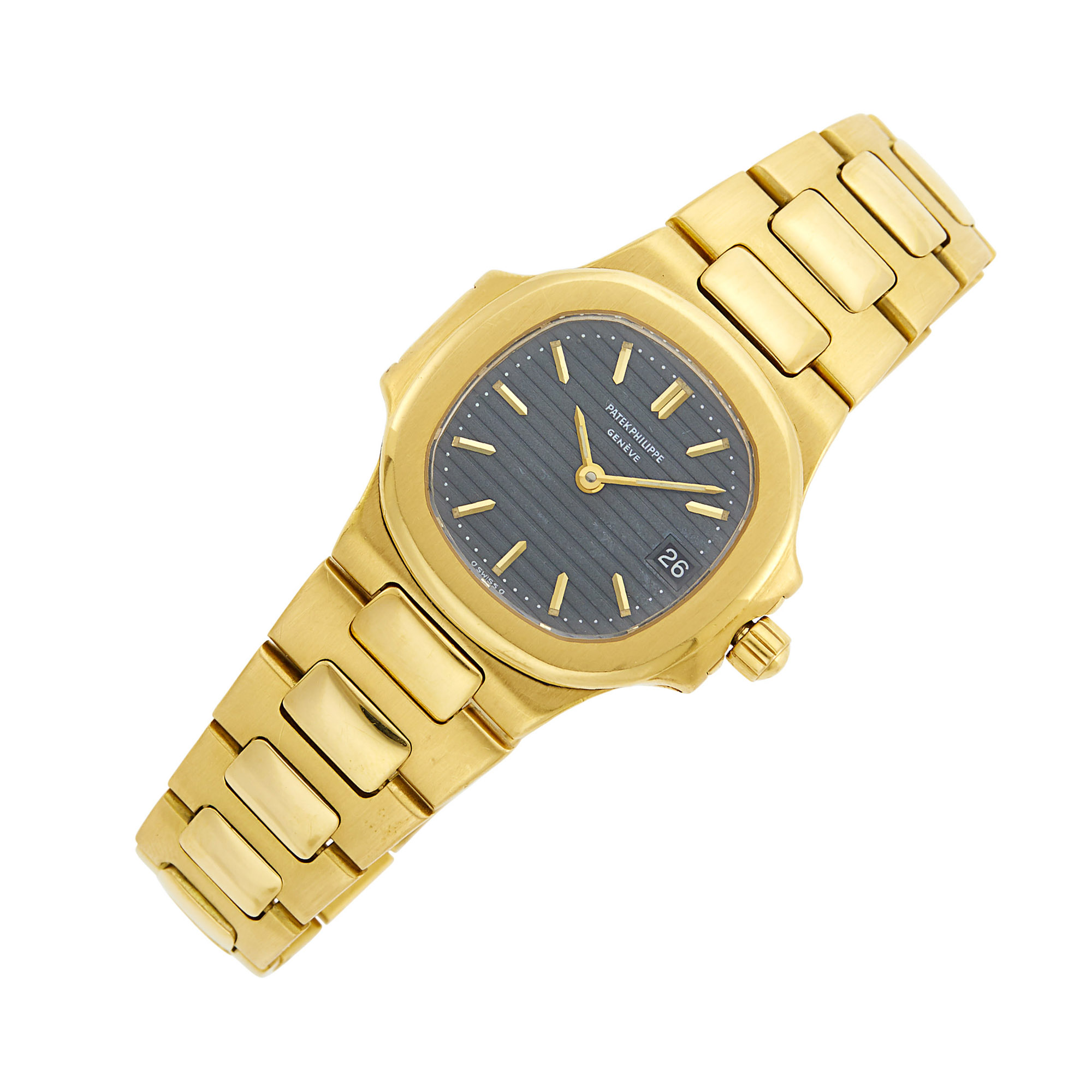 Lot image - Patek Philippe Gold Nautilus Wristwatch, Ref. 4700/1