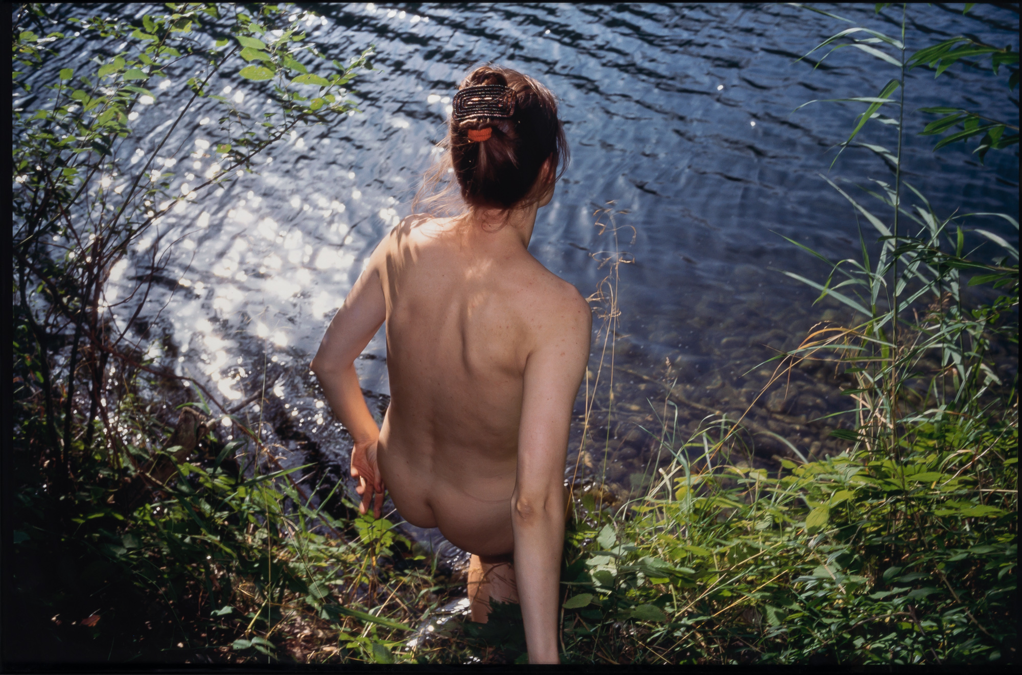 Lot image - GOLDIN, NAN (b. 1953)  Geno by the lake, Bavaria,