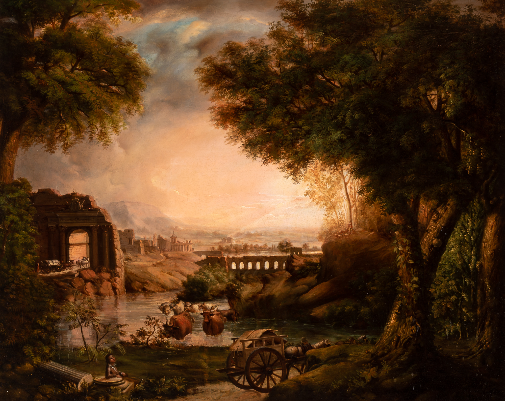Lot image - Follower of Claude Lorrain