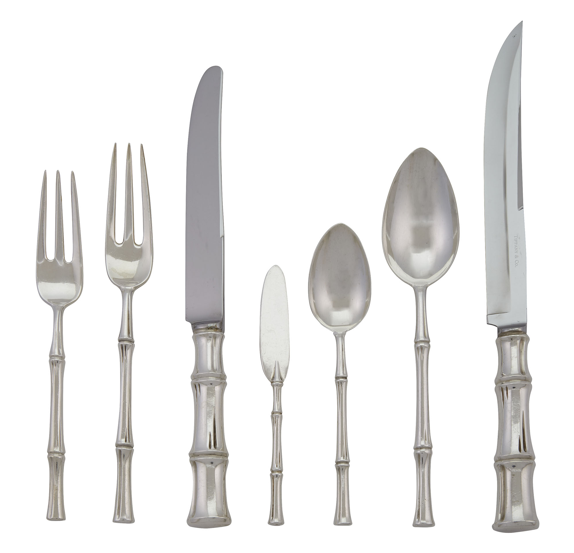 Lot image - Tiffany & Co. Sterling Silver Bamboo