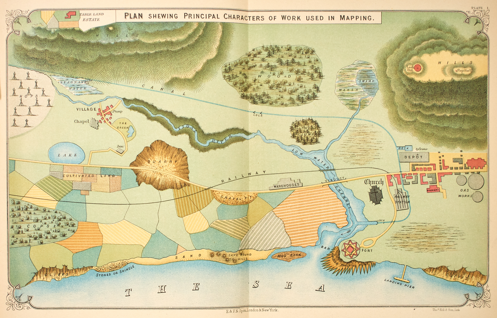 Lot image - [APPLIED ARTS]  Two works about the applied arts, including miniature painting, and map making.