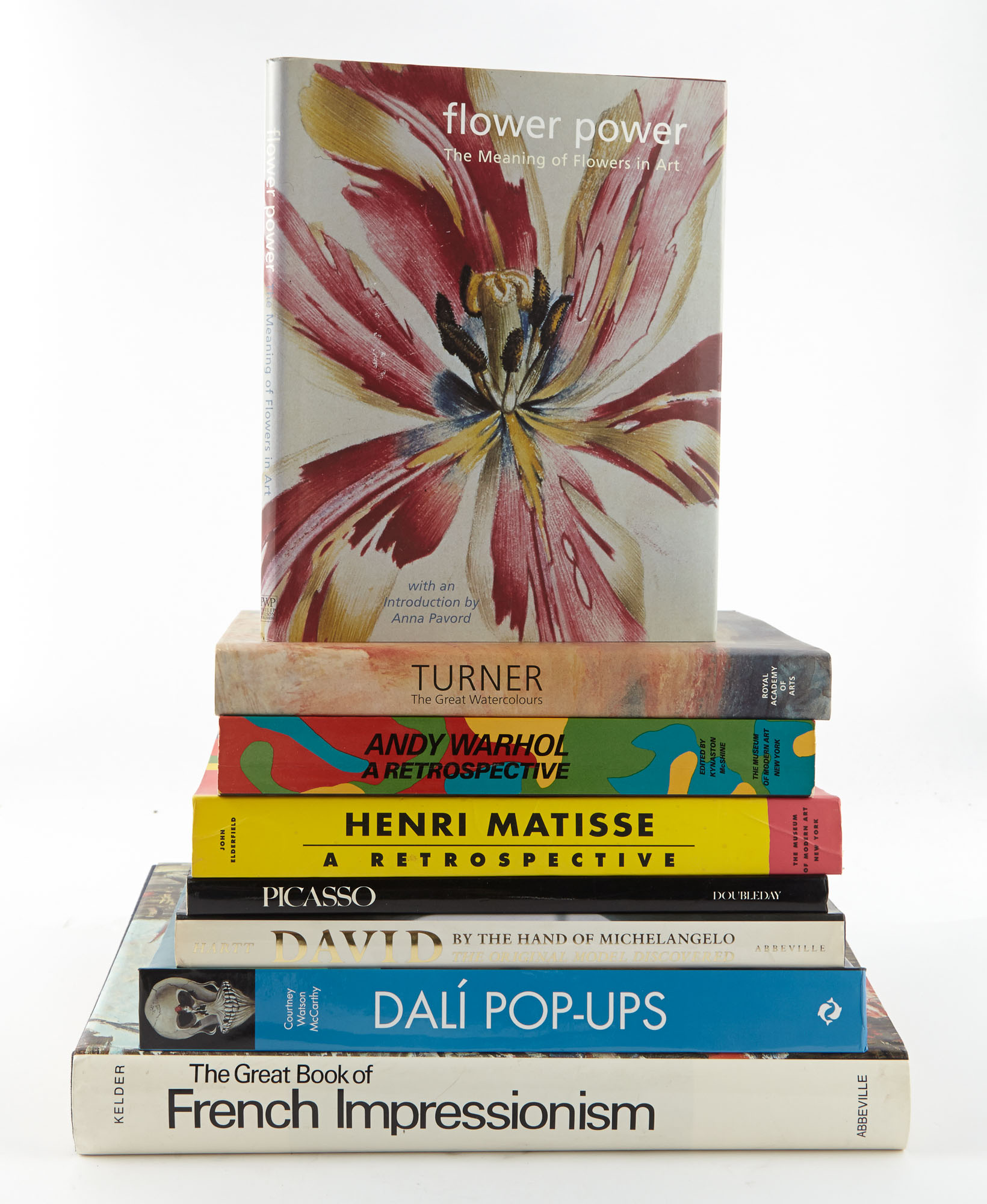 Lot image - [BOOKS]  Group of artist monographs, books on fine art, museum collections, theatre, film, and related subjects.