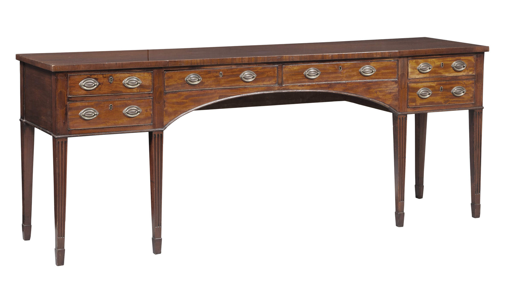 Lot image - George III Mahogany Sideboard