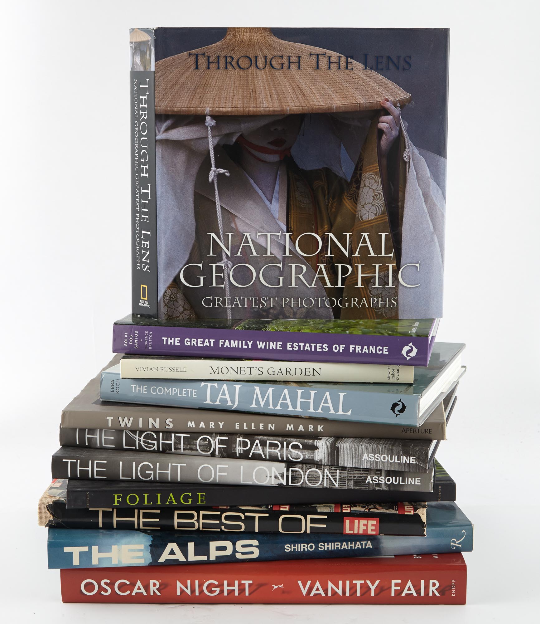 Lot image - [BOOKS]  Group of approximately 50 volumes of photographic interest.