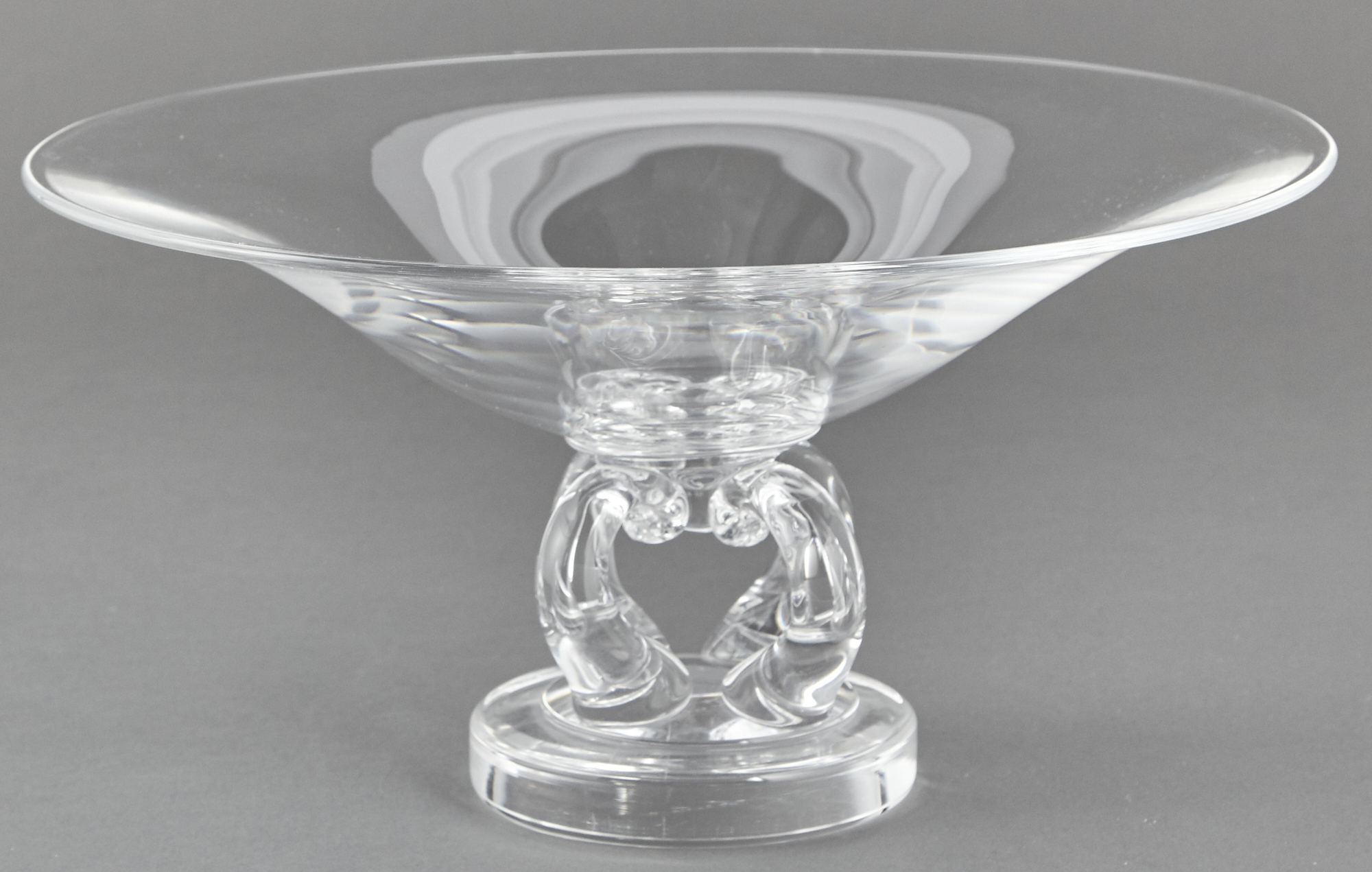 Lot image - Steuben Glass Pedestal Bowl