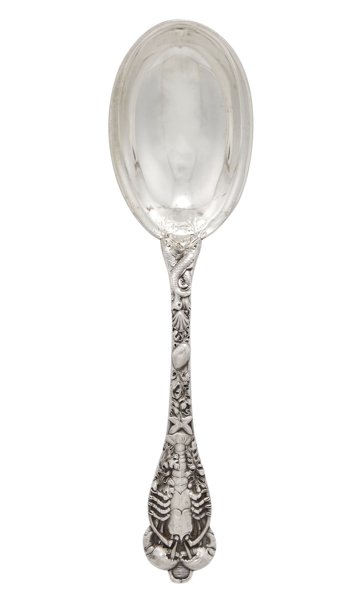 Lot image - Watson Sterling Silver Lobster Serving Spoon