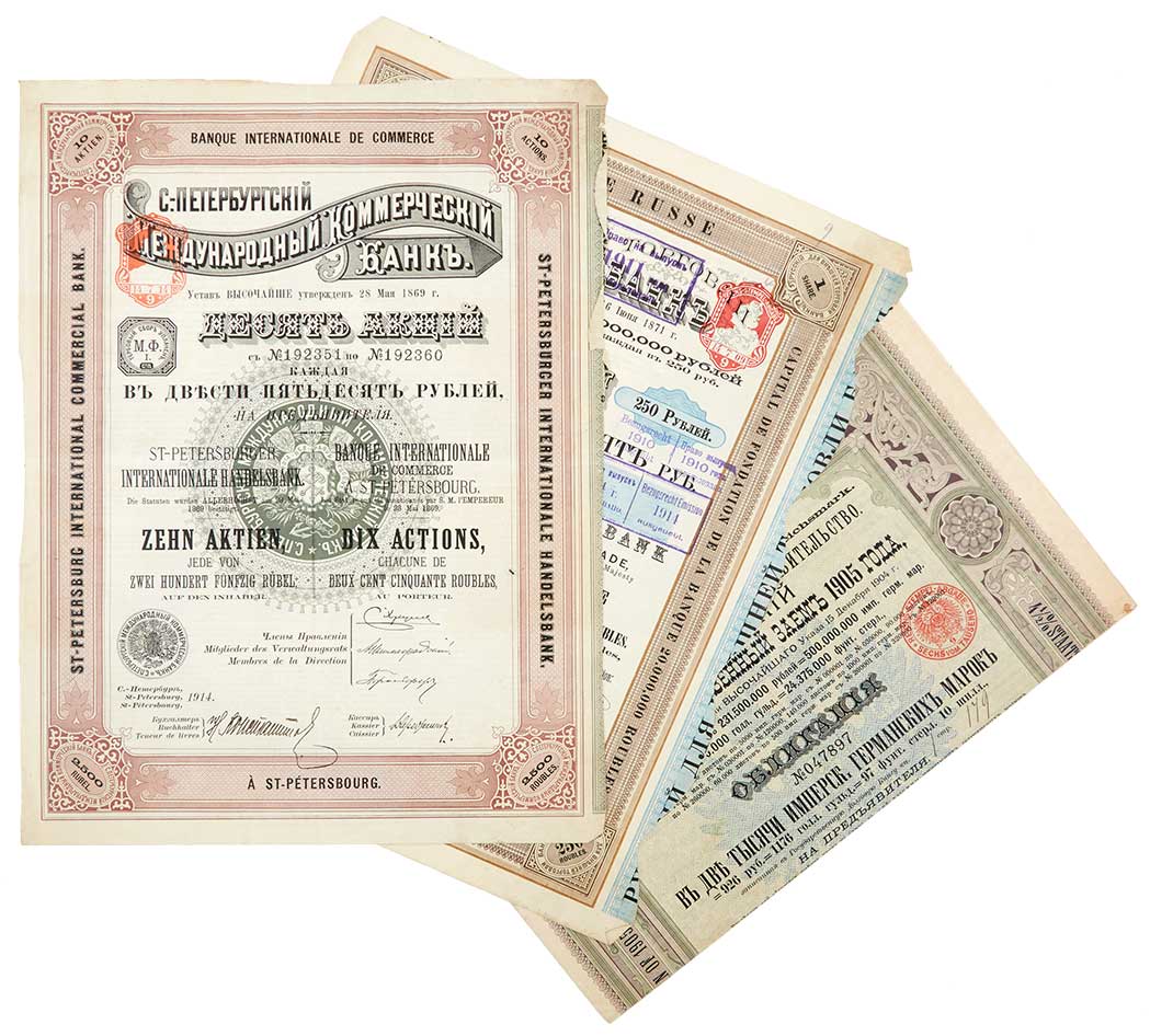 Lot image - World Wide Group of Bond Certificates