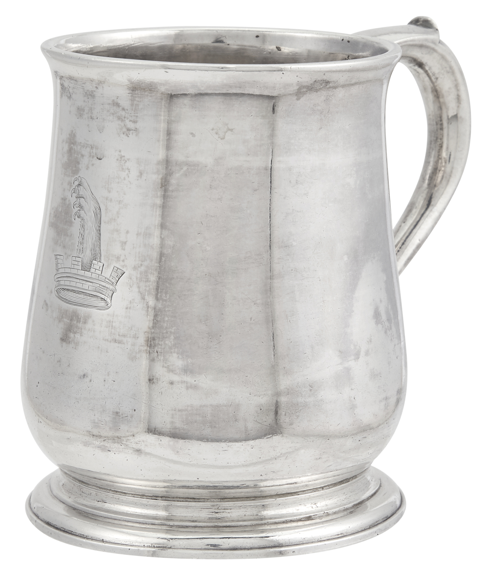 Lot image - George II Sterling Silver Mug