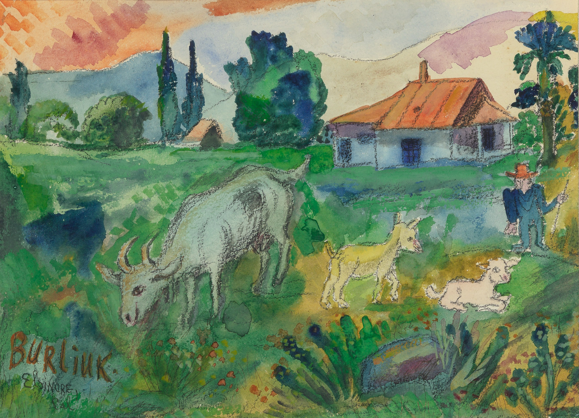 Lot image - David Burliuk