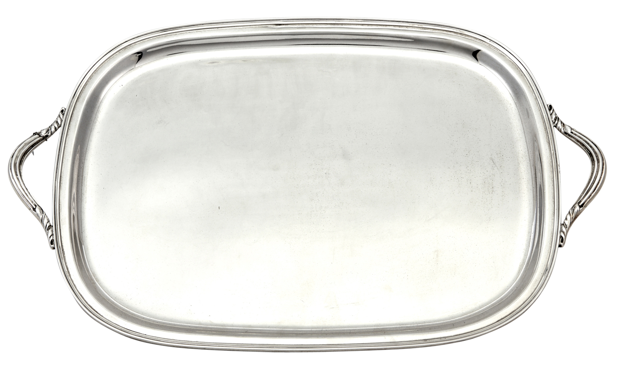 Lot image - Mauser Sterling Silver Two-Handled Tray