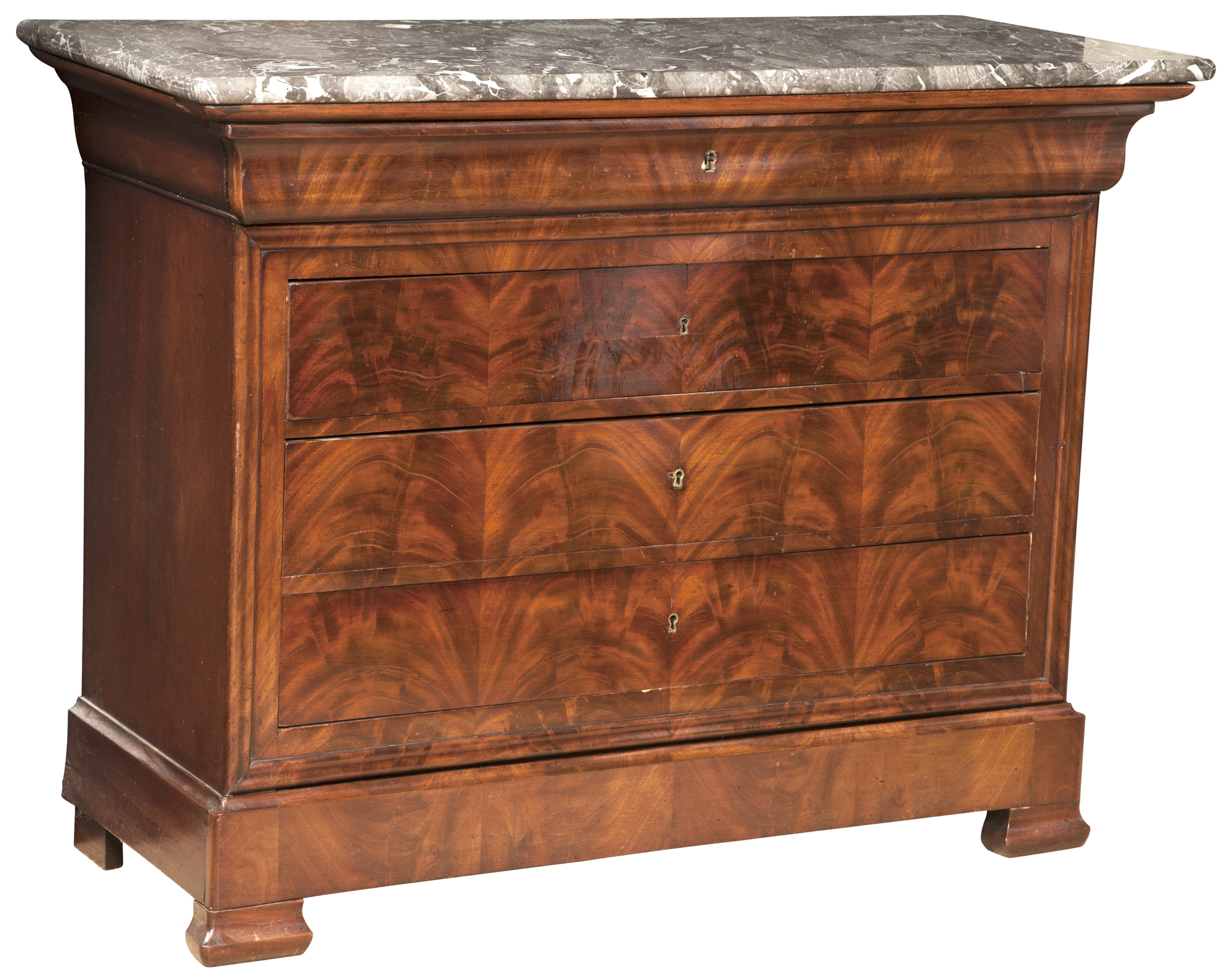 Lot image - Charles X Mahogany Commode