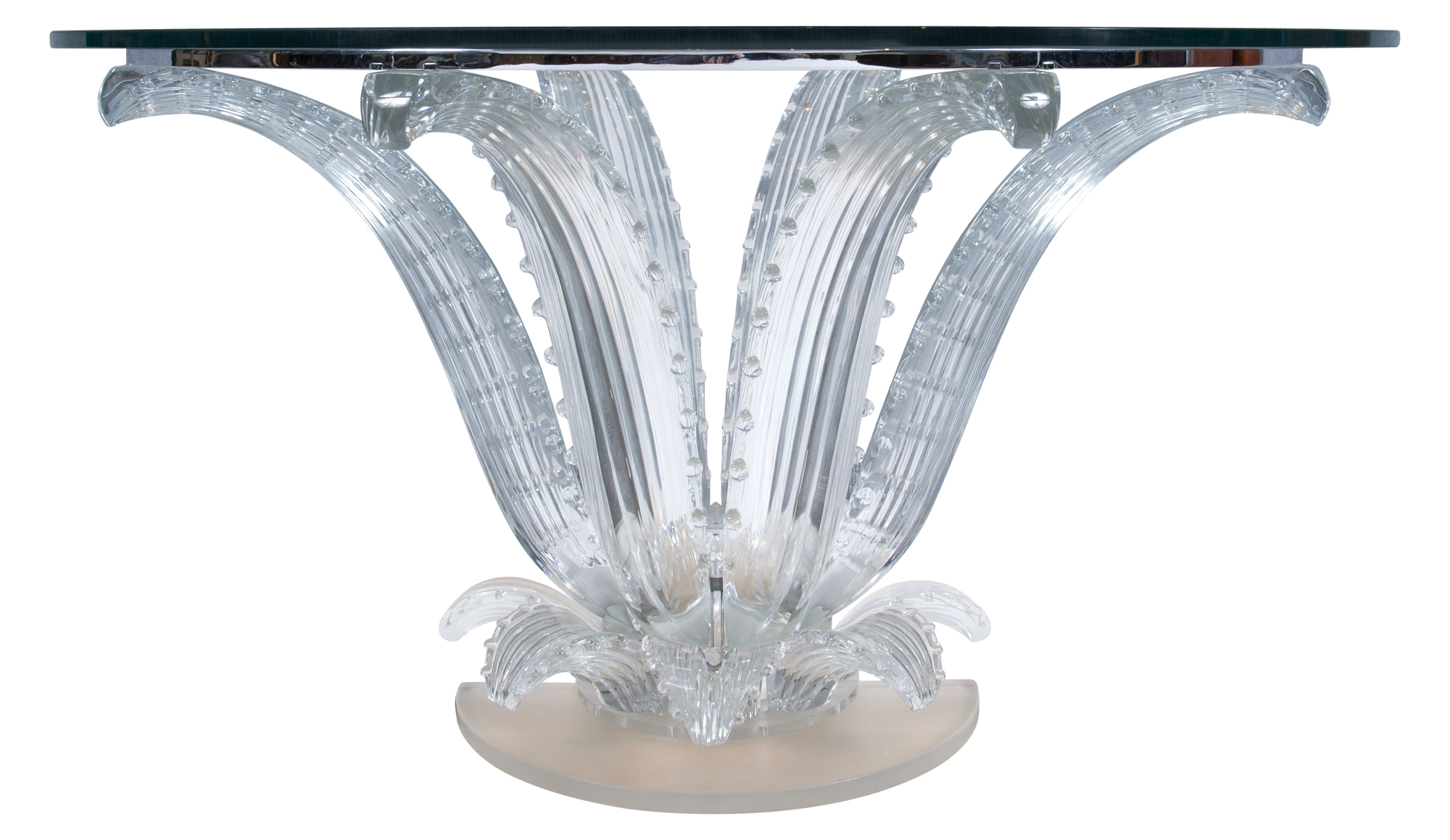 Lot image - Lalique Molded Glass Cactus